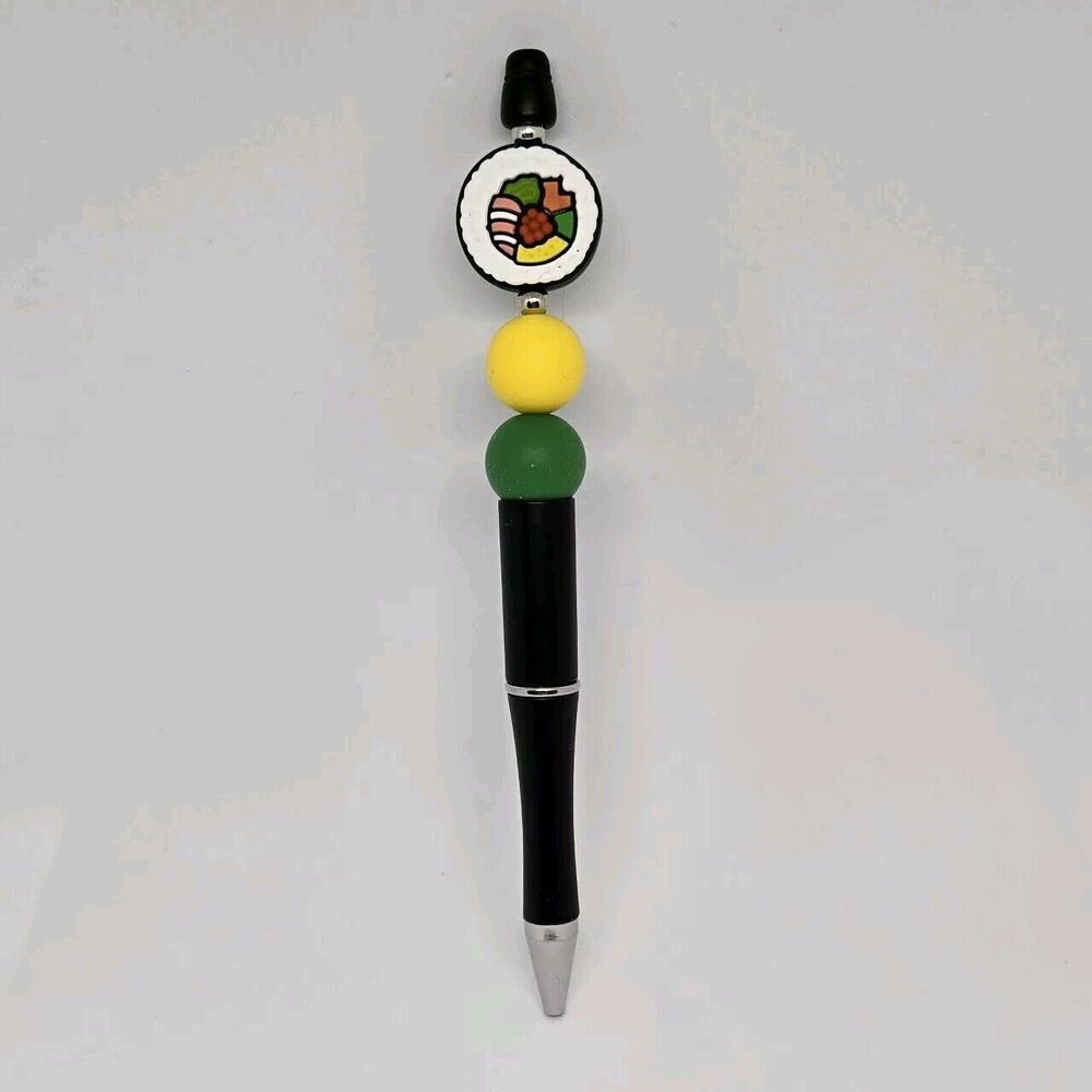 Sushi Food Themed Plastic Beaded Pen